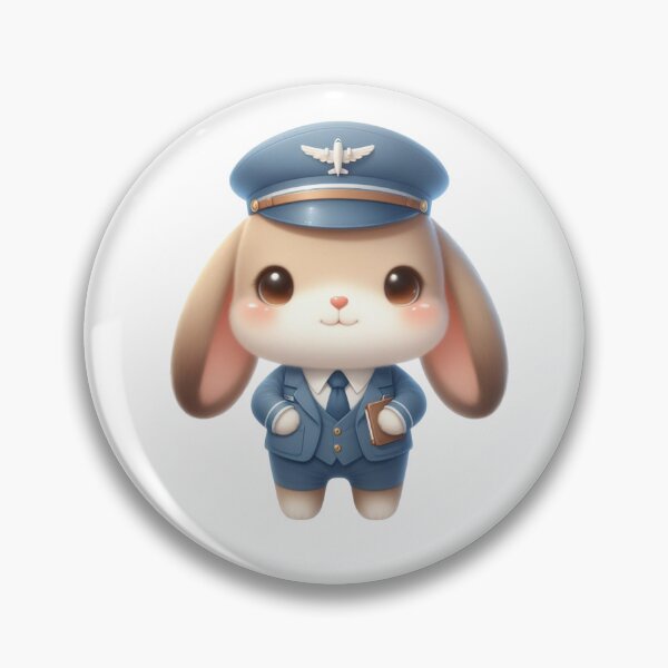 Item preview, Funny cartoon bunny pilot! designed and sold by fribabywonder.