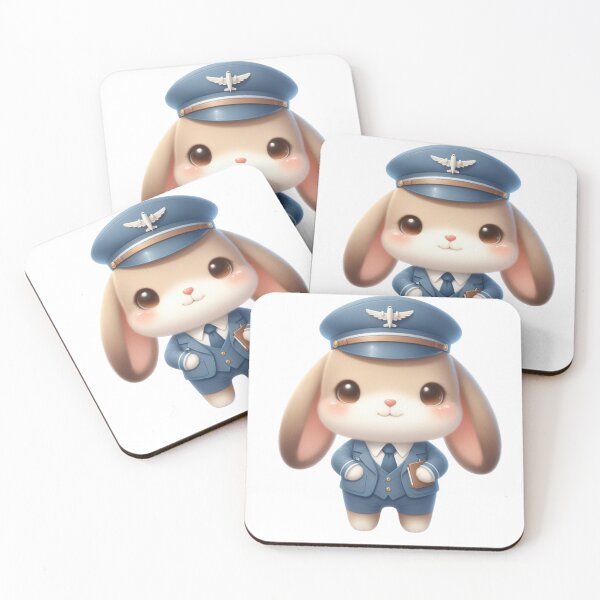Item preview, Funny cartoon bunny pilot! designed and sold by fribabywonder.
