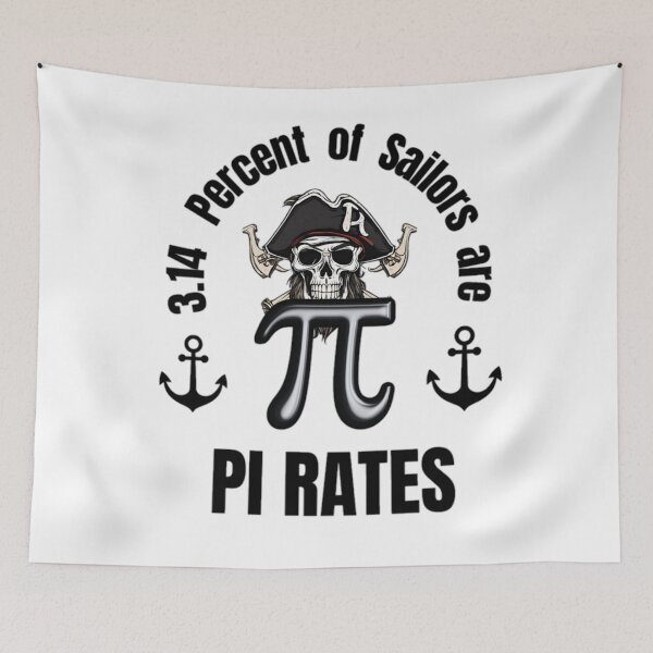 Item preview, 3.14 Percent of Sailors are Pi Rates  designed and sold by prsagar01.