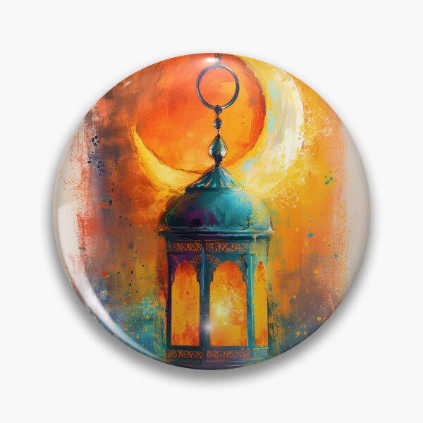 Artikelvorschau, رمضان كريم تقبل الله صيامكم – Abstrakte Ausstrahlung: Eine Verschmelzung von Farben in der Umarmung des Ramadan entworfen und verkauft von FUNqoosh.