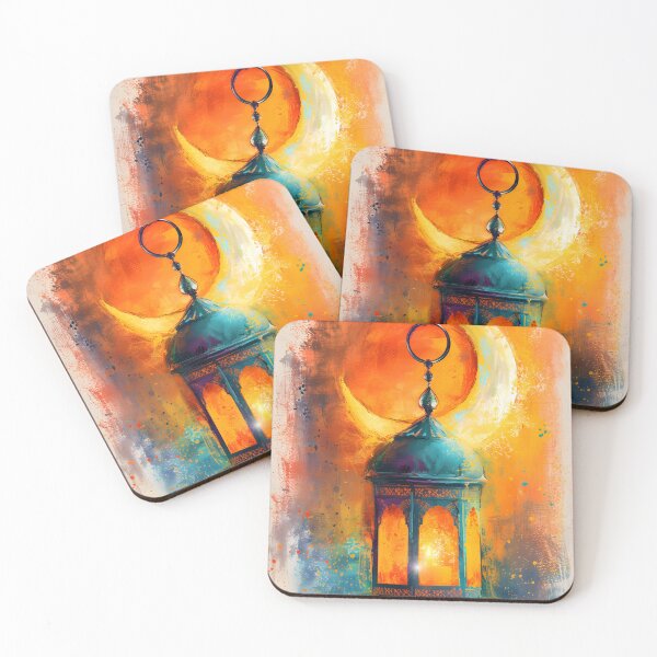 Item preview, رمضان كريم تقبل الله صيامكم- Abstract Radiance: A Fusion of Colors in Ramadan's Embrace designed and sold by FUNqoosh.