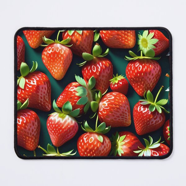 Item preview, Delicious Strawberry Fruit Pattern designed and sold by TheArtOfPat.