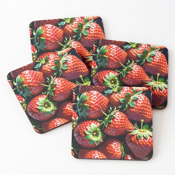 Item preview, Delicious Strawberry Fruit Pattern designed and sold by TheArtOfPat.