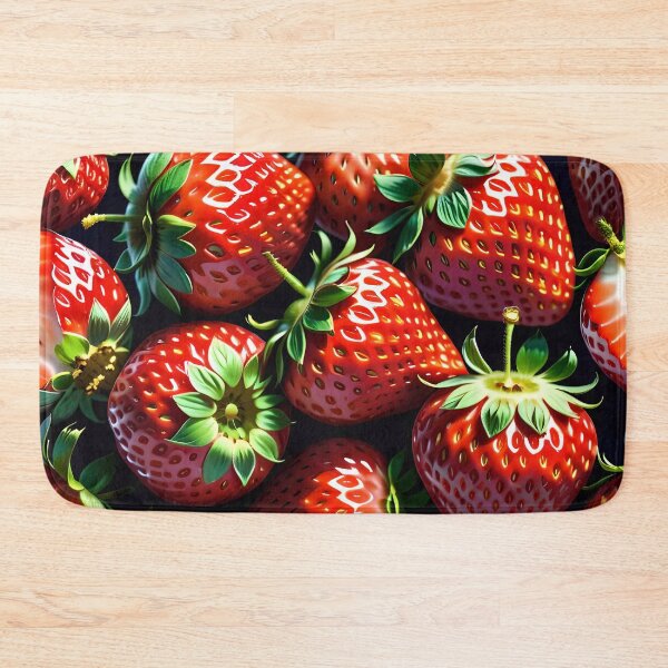 Item preview, Delicious Strawberry Fruit Pattern designed and sold by TheArtOfPat.