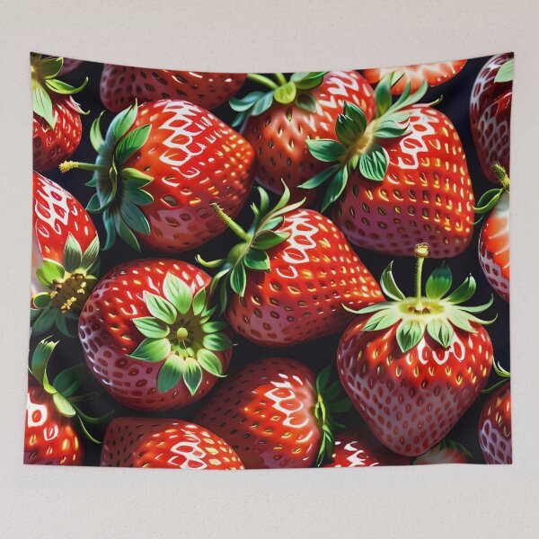Item preview, Delicious Strawberry Fruit Pattern designed and sold by TheArtOfPat.