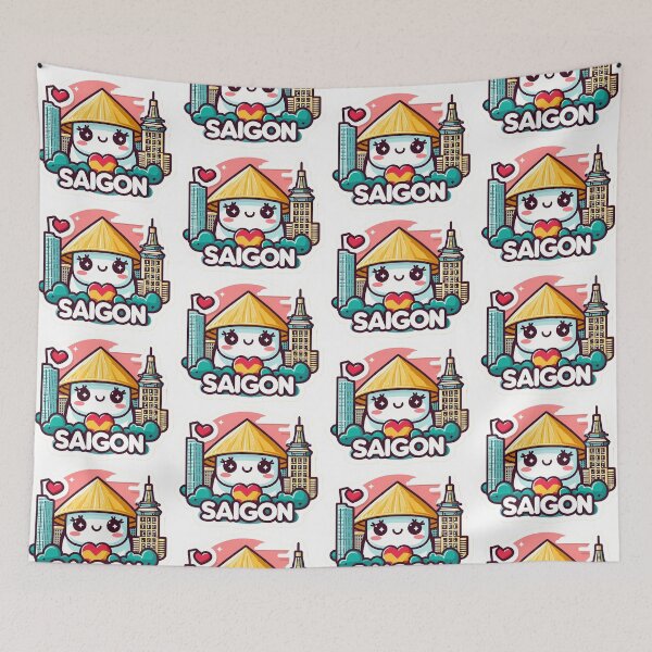 Item preview, cute non la SAIGON city  designed and sold by dearbedelia.