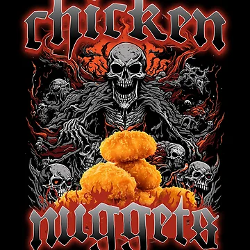 Vorschaubild zum Design Chicken Nuggets Death Metal Kids Nuggies Chicken Nuggets Gear von DynamicDesign