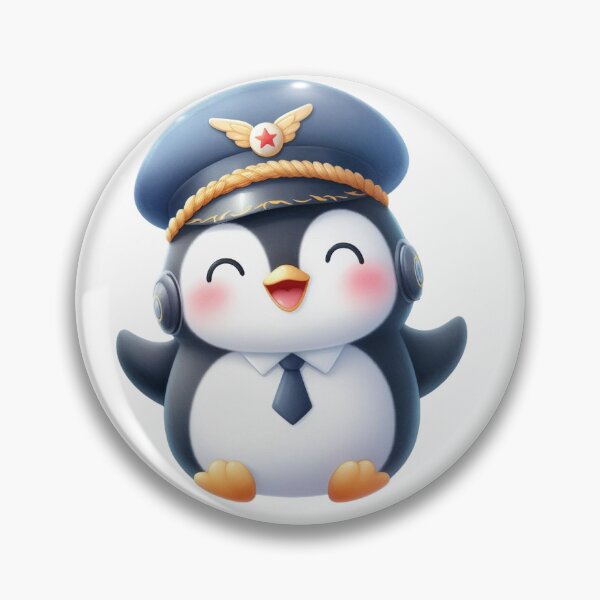 Item preview, Funny cartoon penguin pilot! designed and sold by fribabywonder.
