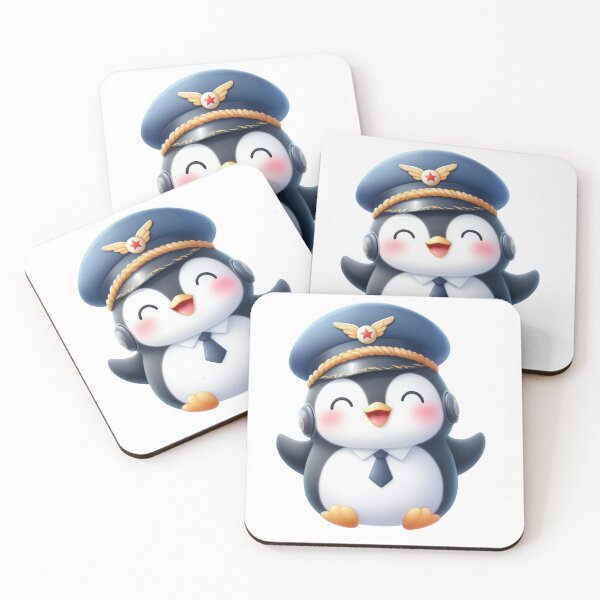 Item preview, Funny cartoon penguin pilot! designed and sold by fribabywonder.