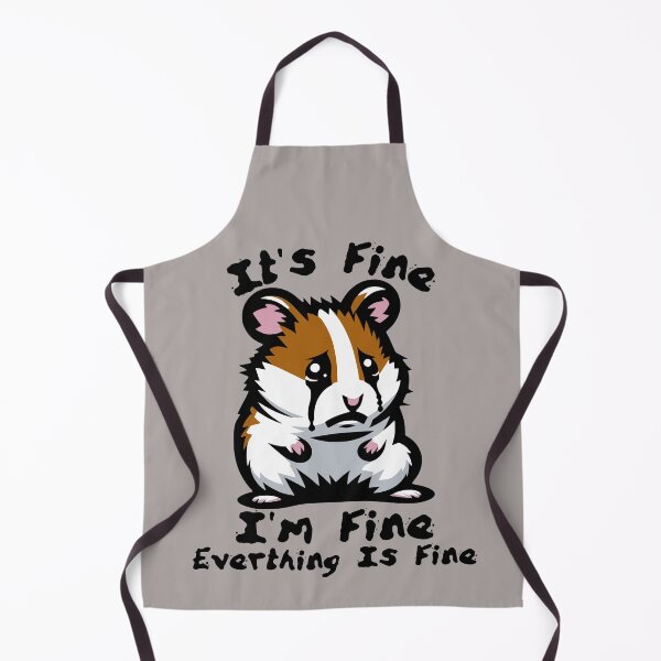 Item preview, Sad Hamster - I'm Fine, Everything Is Fine designed and sold by Urban-Alien.