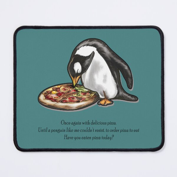 Item preview, penguin pizza designed and sold by winaidigidesign.