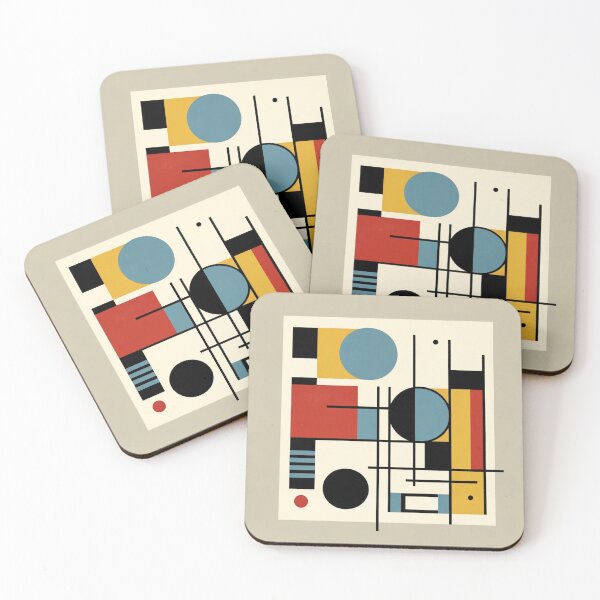 Item preview, Midcentury Modern Art Pattern Print designed and sold by PinUpPizzazz.