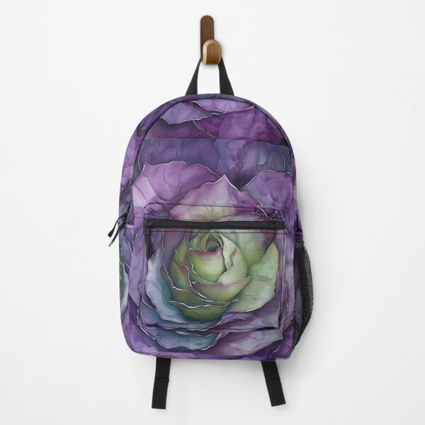 Item preview, blue and purple cactus rose print designed and sold by dcrc.