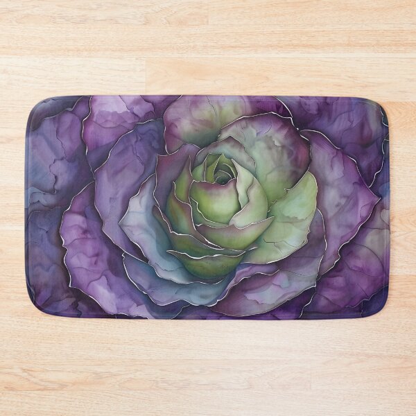 Item preview, blue and purple cactus rose print designed and sold by dcrc.