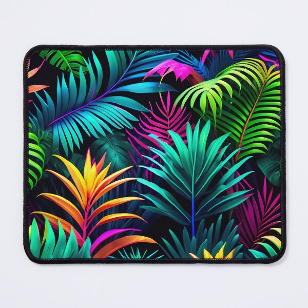 Item preview, Cool Neon Jungle Pattern designed and sold by TheArtOfPat.