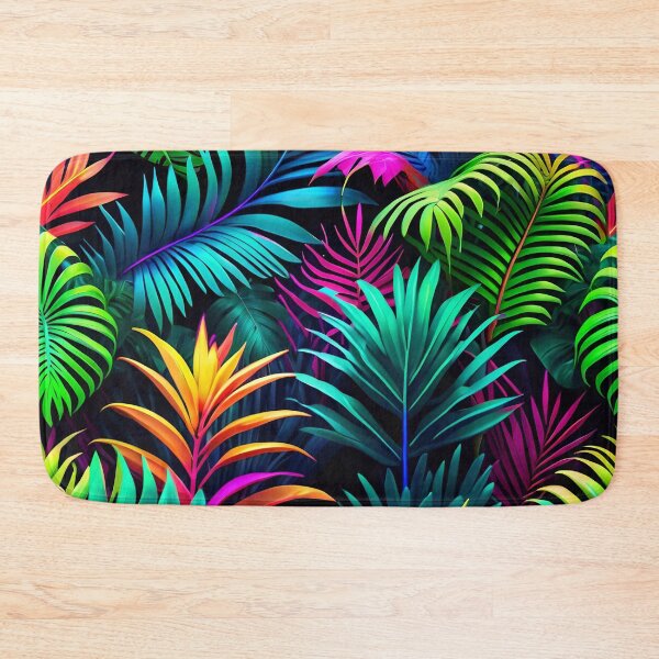 Item preview, Cool Neon Jungle Pattern designed and sold by TheArtOfPat.