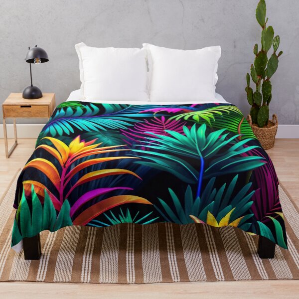 Item preview, Cool Neon Jungle Pattern designed and sold by TheArtOfPat.