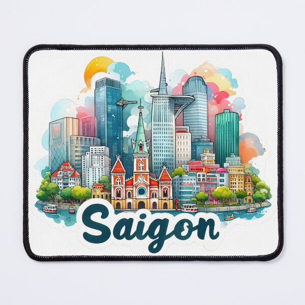 Item preview, SAIGON CITY VIETNAM ART DESIGN designed and sold by dearbedelia.