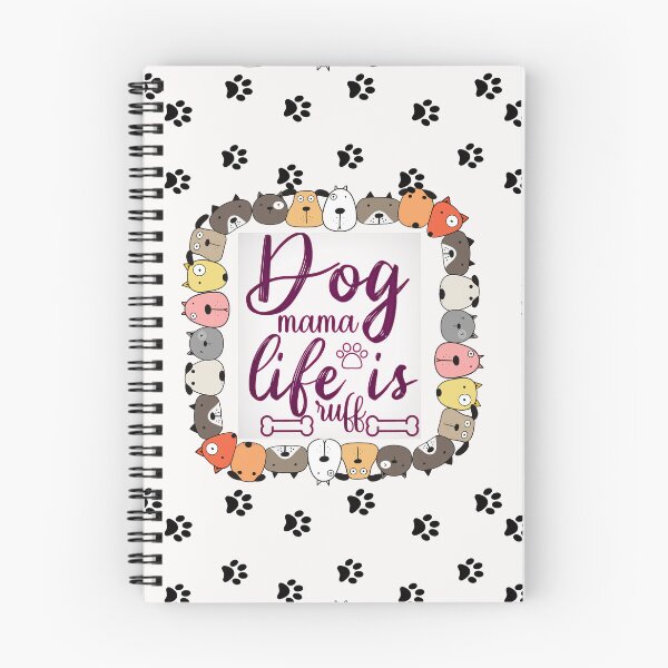 Item preview, Dog mama life is ruff - a gift for mommy on mother's day designed and sold by sweetees4u.