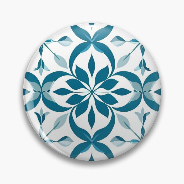 Item preview, Dianthus blue leaf and flower pattern designed and sold by JangmiHorang.