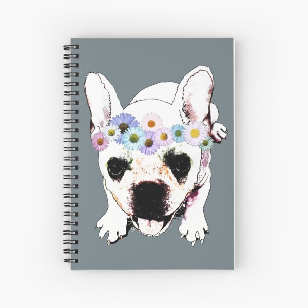 Dangerously cute Frenchie Bulldog Puppy Spiral Notebook
