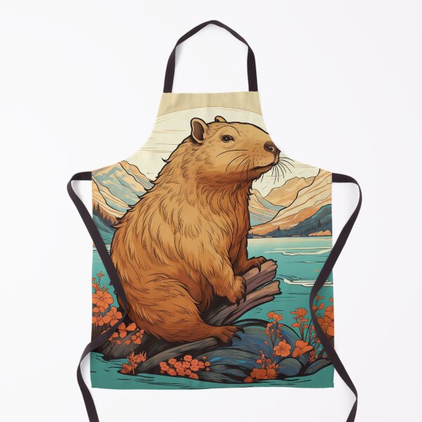 Item preview, Hokusai Capybara 1 designed and sold by AstroRisq.