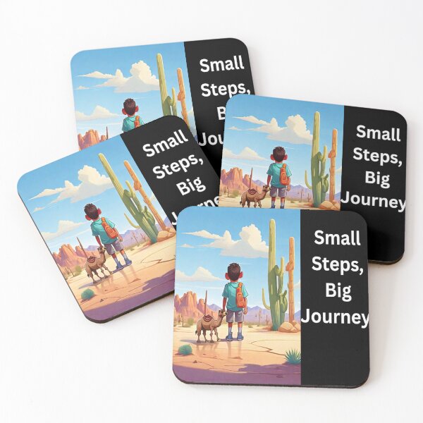 Item preview, Small Steps, Big Journeys designed and sold by MudmanExpress.