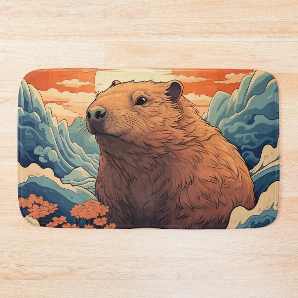 Item preview, Hokusai Capybara 2 designed and sold by AstroRisq.