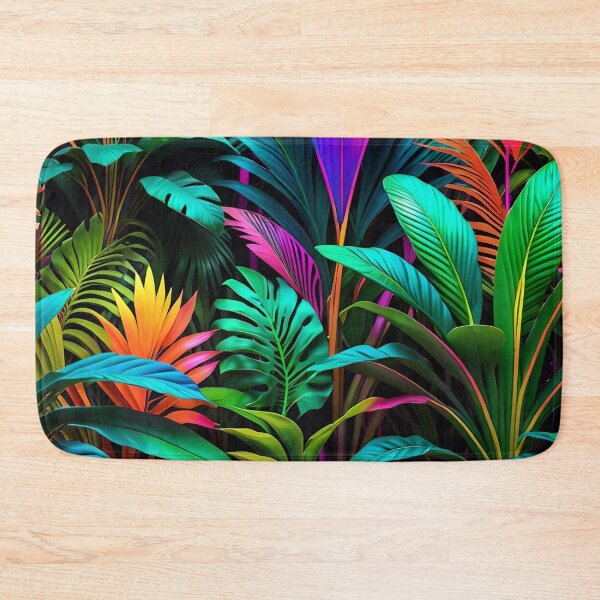 Item preview, Cool Neon Jungle Pattern designed and sold by TheArtOfPat.