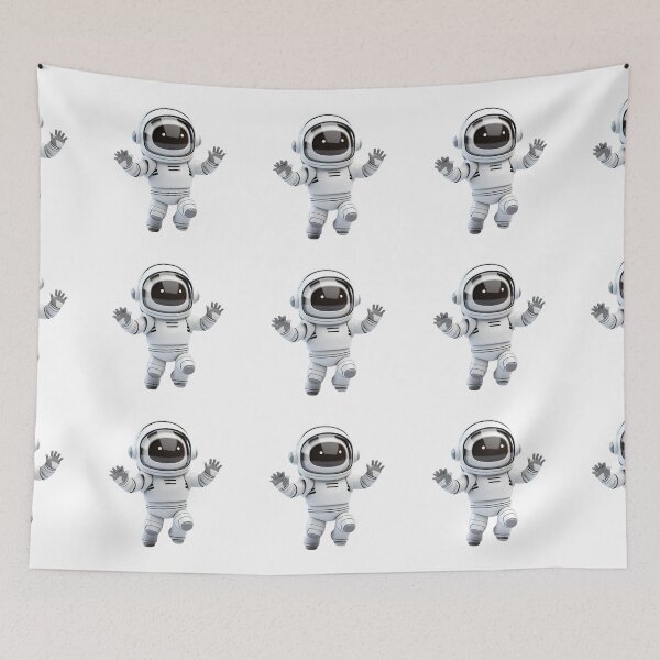 Item preview, 3D Cartoon Astronaut, Spaceman, Logo, Sticker, Wall arts, Art Prints and More designed and sold by Kevin Lou.