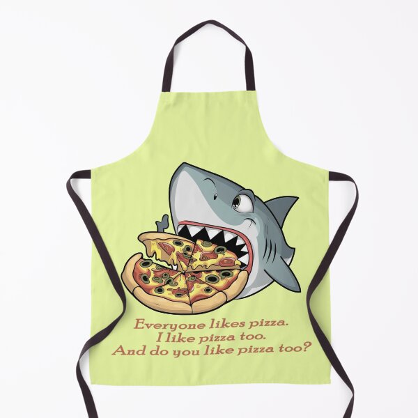Item preview, shark pizza designed and sold by winaidigidesign.