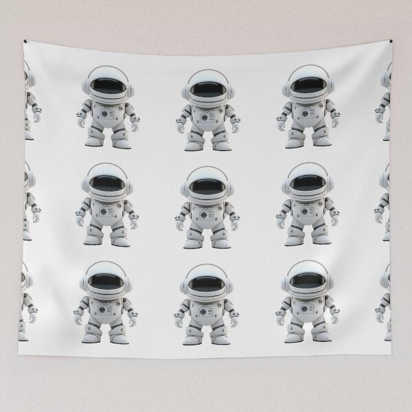 Item preview, 3D Cartoon Astronaut, Spaceman, Logo, Sticker, Wall arts, Art Prints and Mo designed and sold by Kevin Lou.