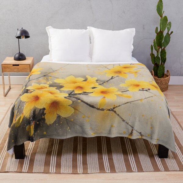 Item preview, Golden Forsythia Splendor Art Print designed and sold by EmilyFNM3D.