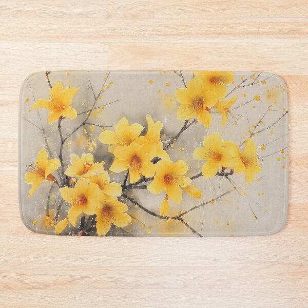 Item preview, Golden Forsythia Splendor Art Print designed and sold by EmilyFNM3D.