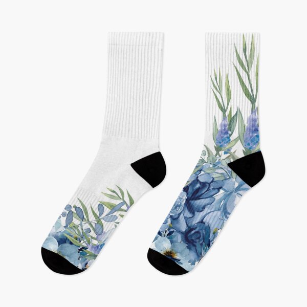 Item preview, Blooming blue flowers  designed and sold by NingningS.