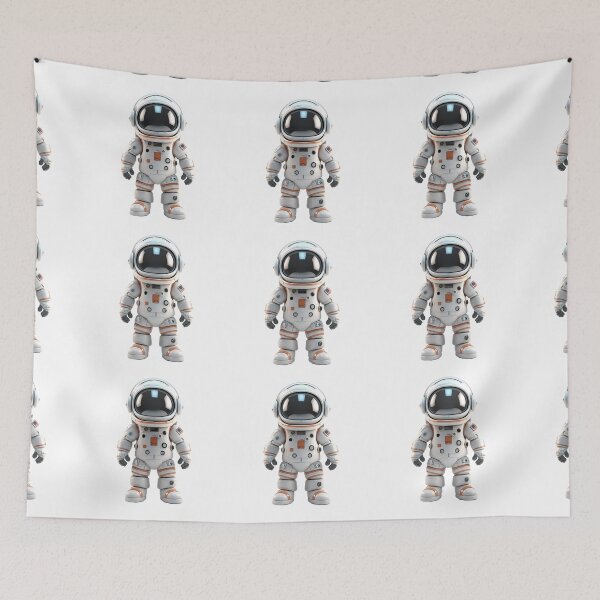 Item preview, 3D Cartoon Astronaut, Spaceman, Logo, Sticker, Wall arts, Art Prints and Mo designed and sold by Kevin Lou.