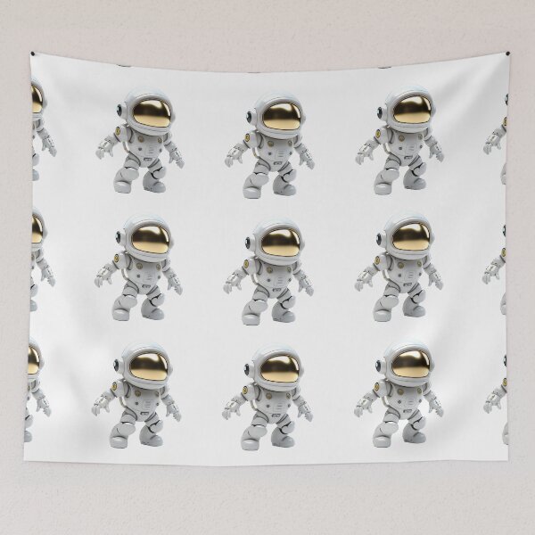 Item preview, 3D Cartoon Astronaut, Spaceman, Logo, Sticker, Wall arts, Art Prints and Mo designed and sold by Kevin Lou.