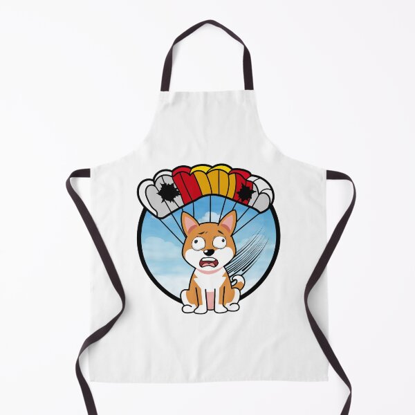 Item preview, Silly orange dog has a broken parachute designed and sold by Pet Station.