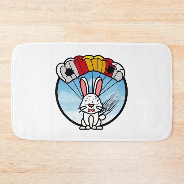 Item preview, Silly white rabbit has a broken parachute designed and sold by Pet Station.