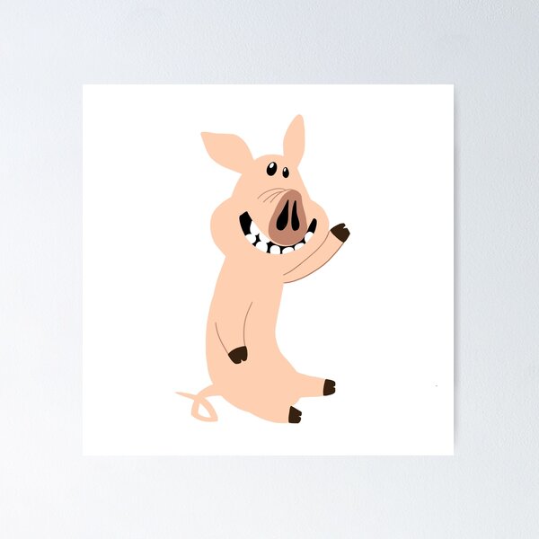 Item preview, Empty Hay Day Pig designed and sold by billieisokay.