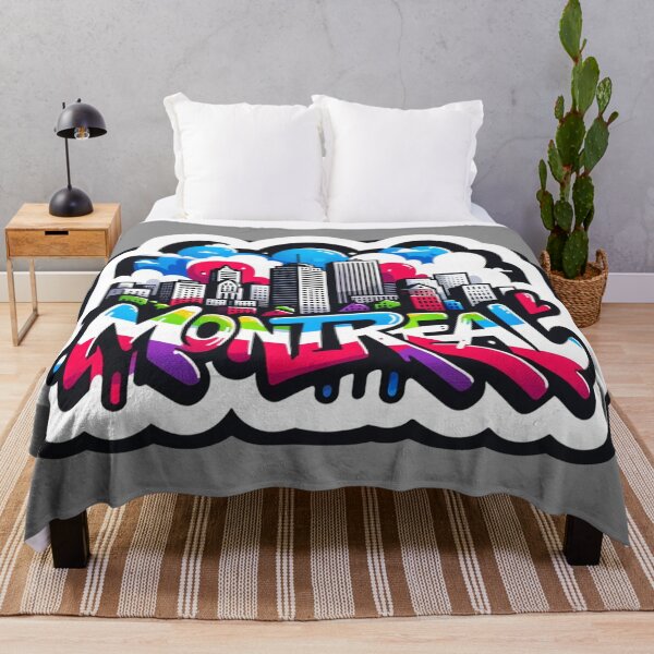 Item preview, Montreal Graffiti Skyline designed and sold by PinUpPizzazz.