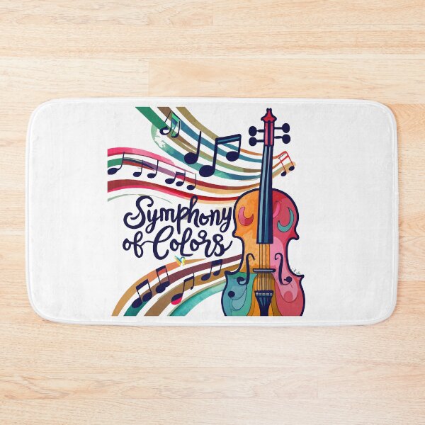 Item preview, Symphony of Colors Violin Watercolor Design designed and sold by NiftyWrx.