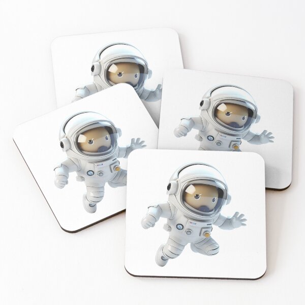 Item preview, 3D Cartoon Astronaut, Spaceman, Logo, Sticker, Wall arts, Art Prints and Mo designed and sold by Kevin Lou.