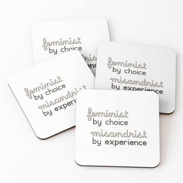 Item preview, Feminist by choice Misandrist by experience 2.0 designed and sold by BabblingBimbo.