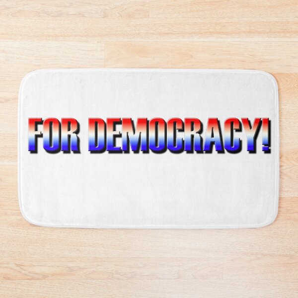 Item preview, For Democracy on white designed and sold by Cody Baker.