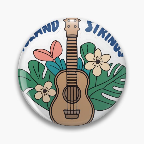 Item preview, Island Strings Ukulele and Tropical Flowers Design designed and sold by NiftyWrx.