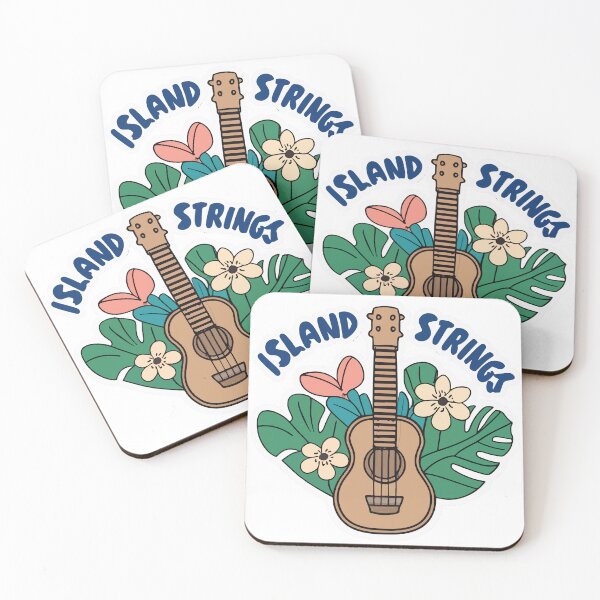 Item preview, Island Strings Ukulele and Tropical Flowers Design designed and sold by NiftyWrx.
