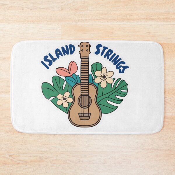 Item preview, Island Strings Ukulele and Tropical Flowers Design designed and sold by NiftyWrx.