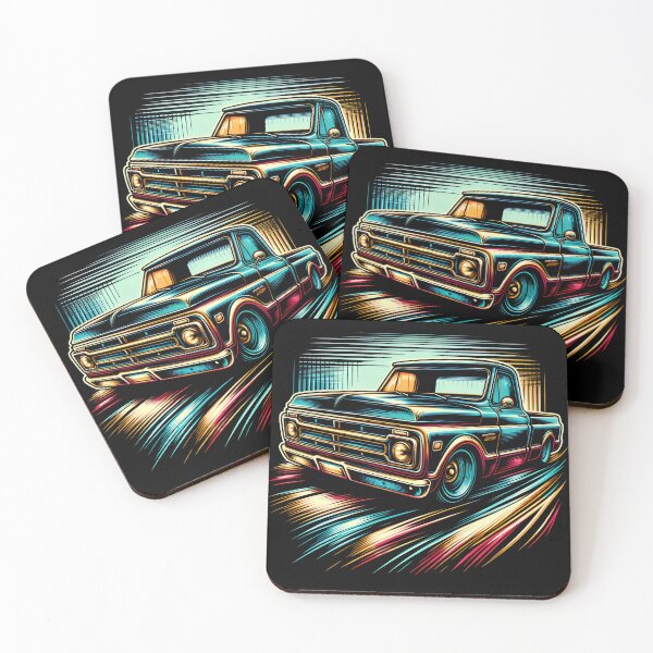 Item preview, Truck Vintage Old Classic School American Pickup Retro Farm designed and sold by farhanhafeez.