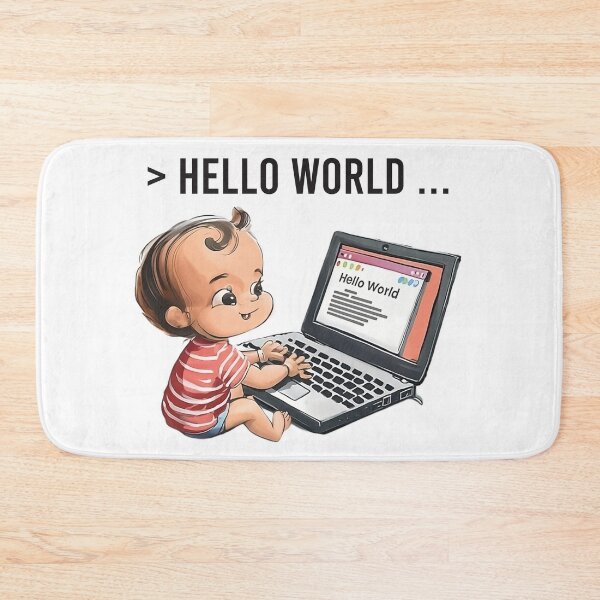 Item preview, Hello World designed and sold by softwaretesting.